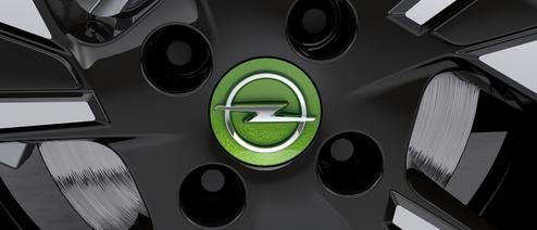 Enjoliveur de moyeu de roue, rond - Matcha Green;Enjoliveur de moyeu de roue "rond" - Opel Corsa-e;Enjoliveur de moyeu de roue "rond" - Opel Corsa-e;Enjoliveur de moyeu de roue "rond" - Opel Corsa-e