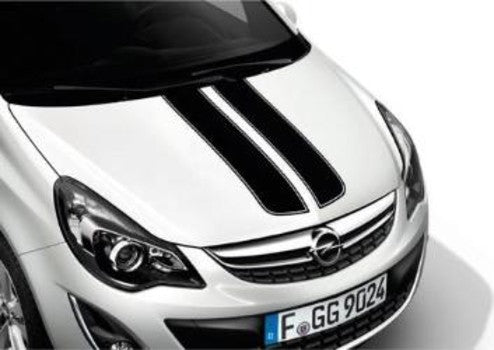 Bandes stylisées - Opel Corsa;Bandes stylisées - Opel Corsa