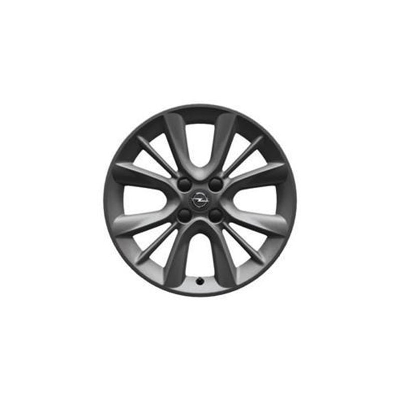 Jante alliage 16" design "Triple Cross" (Satin/Titane) - Opel