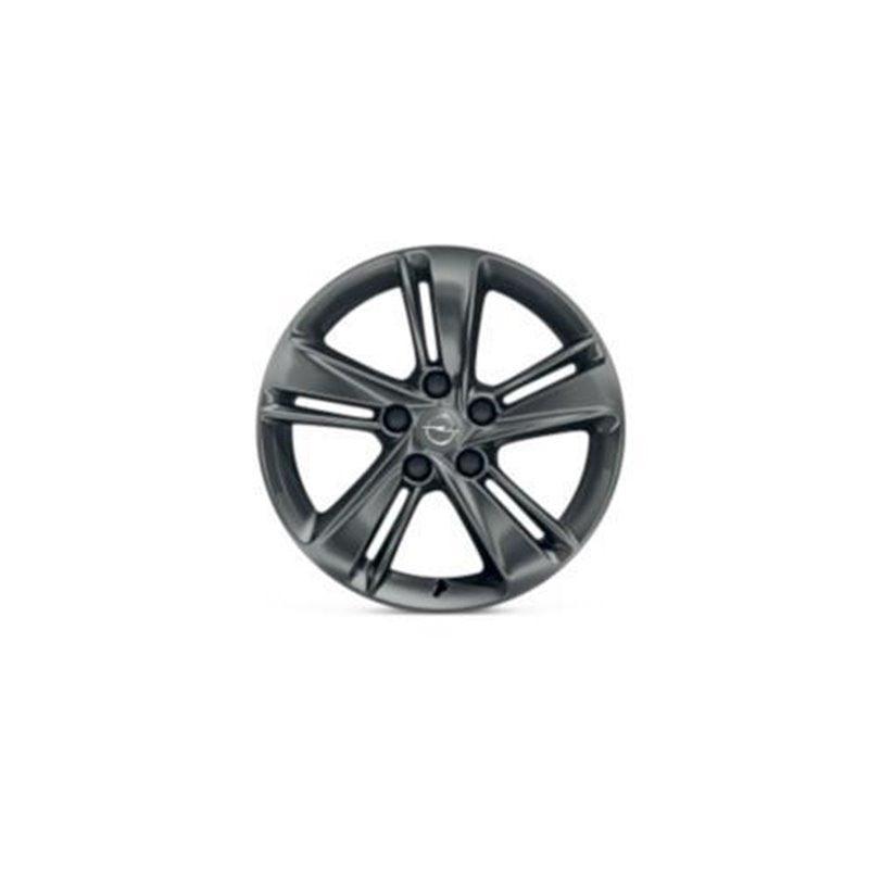 Jante alliage 16''/17" à 5 branches doubles (Argent/Titane) - Opel Insignia