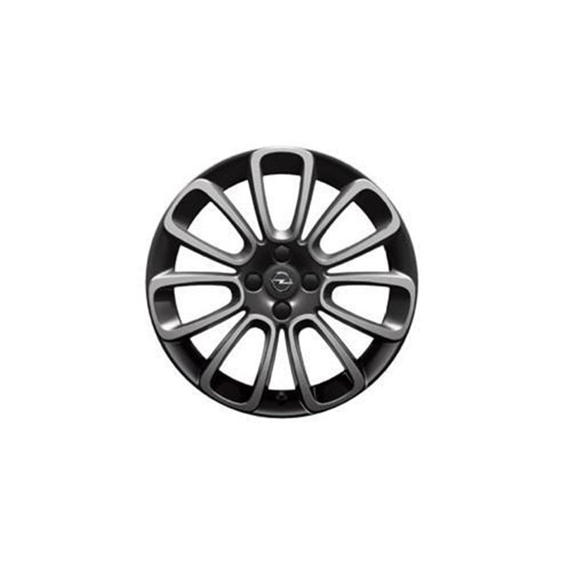 Jante alliage 17", design "Roulette" (couleur au choix) - Opel Adam