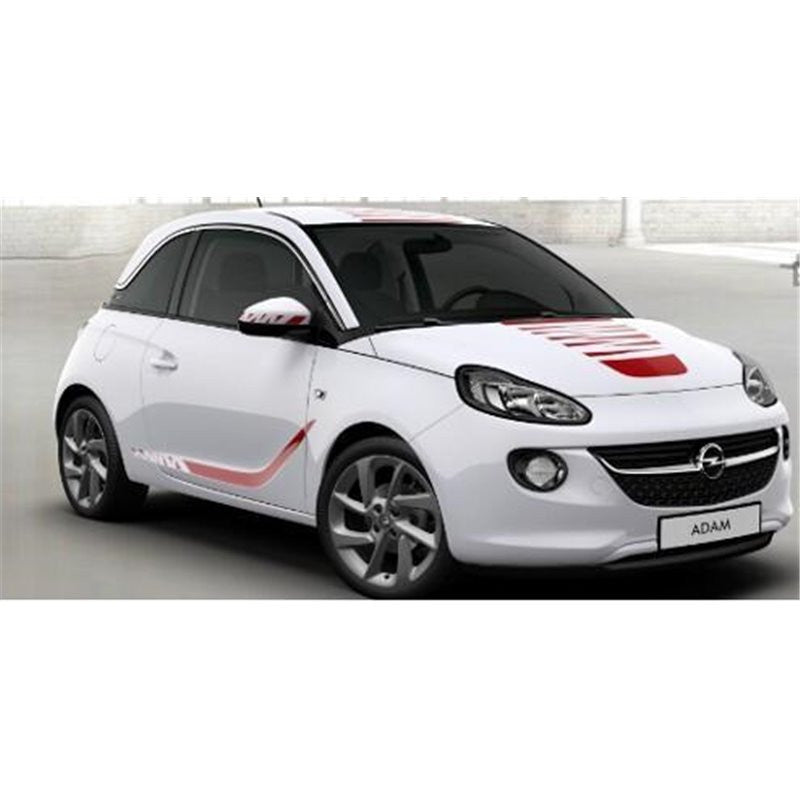 Kit d'autocollants extérieur, Zébrures, pour capot - Opel Adam