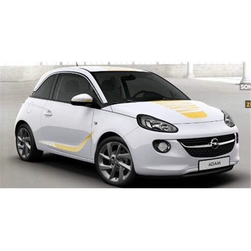 Kit d'autocollants extérieur, Zébrures, pour capot - Opel Adam