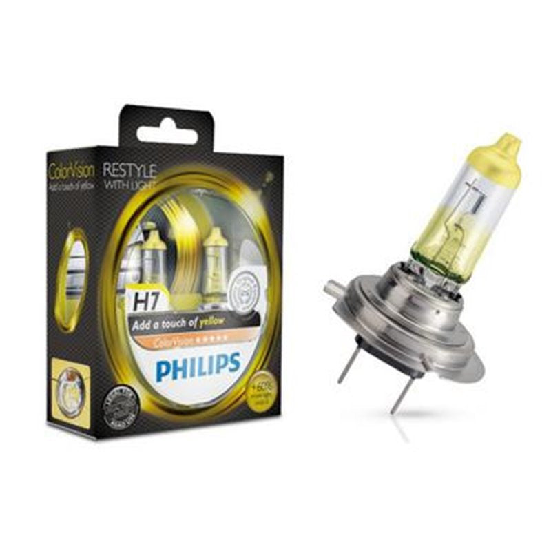 Philips ColorVision, ampoules halogènes H7 - (couleur au choix) - Opel