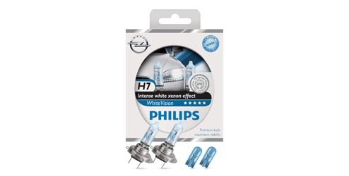 Philips WhiteVision, ampoules halogènes H7