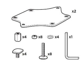 Adaptateur T-Track Thule 881